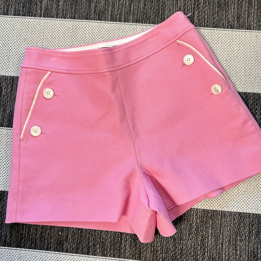 J. Crew Pink Pique Shorts